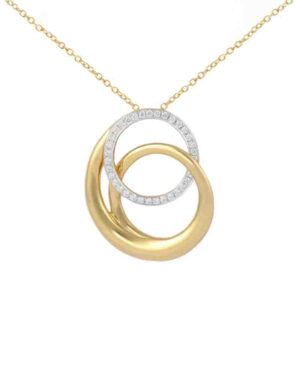 Gold Curls Pendant