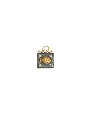 Square Fish Pendant